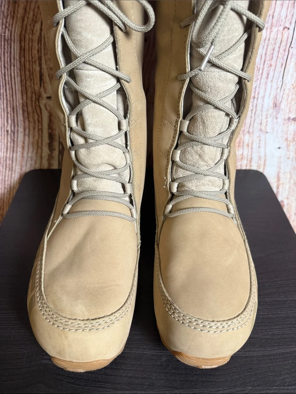 Sorel Shila Leather Winter Boots Womens Sz 10